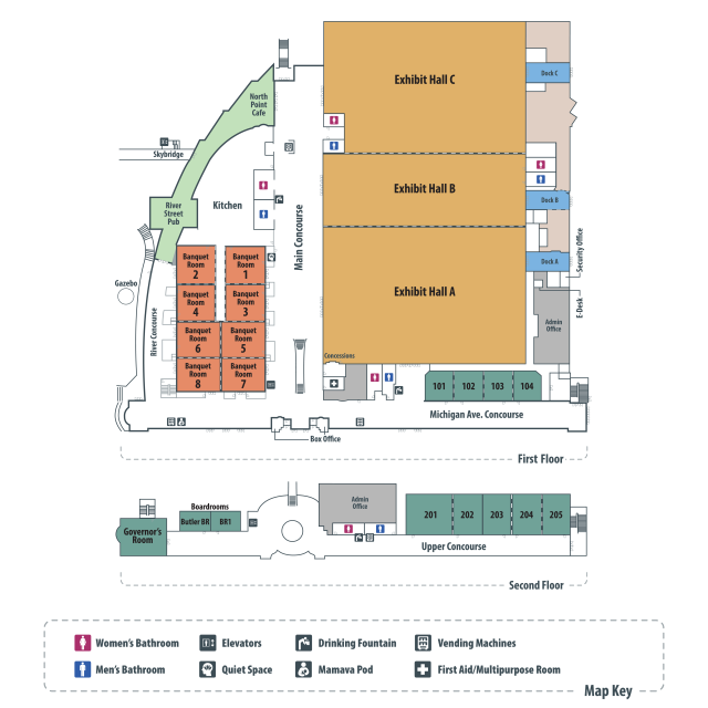 Lansing Center Full Map