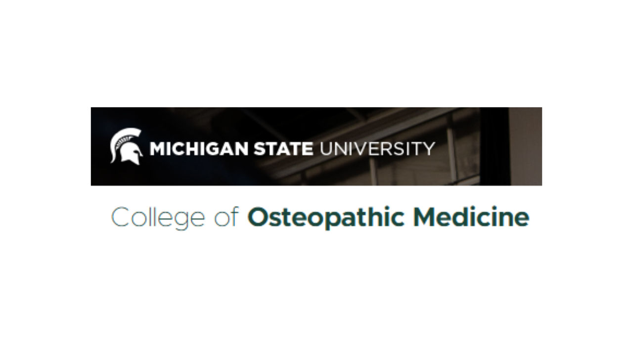 Michigan State University College of Osteopathic Medicine logo.