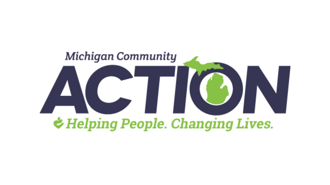 Michigan Community Action Logo with slogan Helping People. Changing Lives.